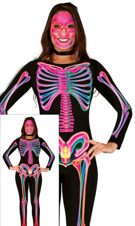 STRÓJ DAMSKI NEONOWY KOŚCIOTRUP 