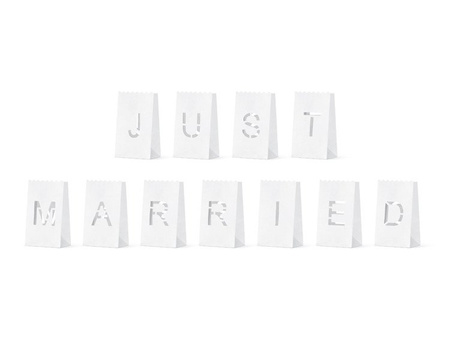 LAMPIONY TOREBKI NA ŚWIECE JUST MARRIED