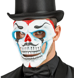 MASKA LOS MUERTOS SZKIELET KLAUNA