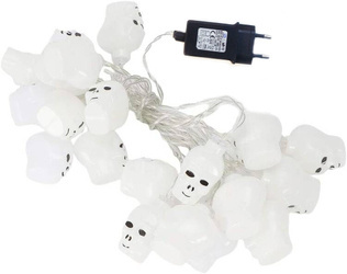 GIRLANDA LED CZASZKI 3,80 M