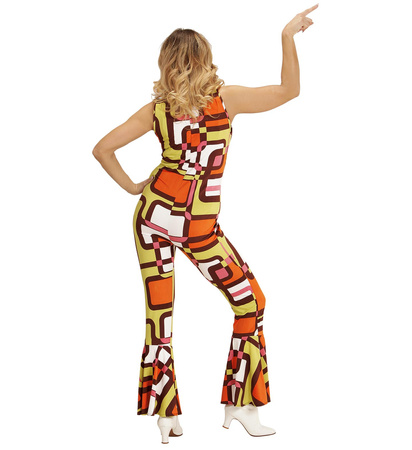 STRÓJ HIPPIE LATA 70 KOLOROWY