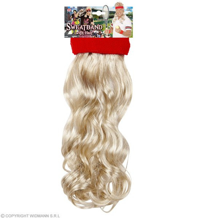 OPASKA CZERWONA Z KRĘCONYMI WŁOSAMI