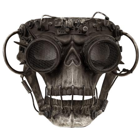 MASKA HALLOWEENOWA CZASZKA STEAMPUNK