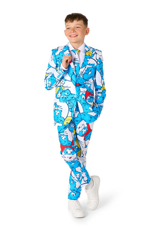 GARNITUR CHŁOPIĘCY SMERFY OPPOSUITS 
