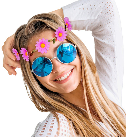 WIANEK Z FIOLETOWYCH KWIATÓW