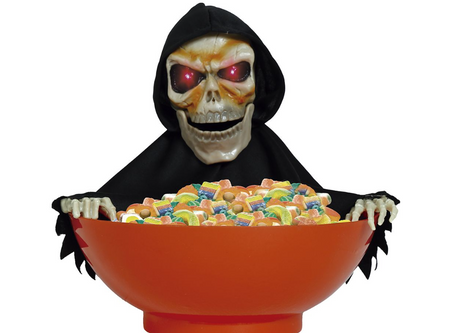 HALLOWEENOWA MISKA ZE SZKIELETEM 24 X 23 CM