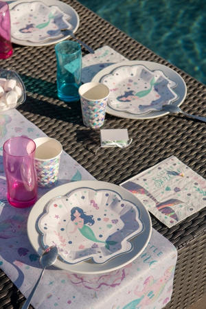 SERWETKI PAPIEROWE MAŁA SYRENKA 33X33 CM 20 SZT