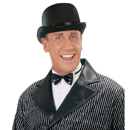 MELONIK CZARNY RETRO KAPELUSZ