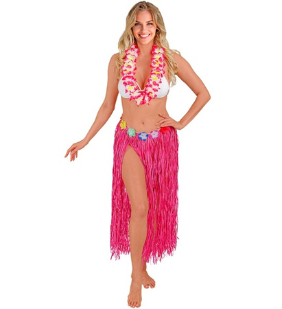 SPÓDNICA HAWAJSKA RÓŻOWA