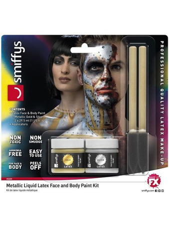 ZESTAW FARBEK ZŁOTA + SREBRNA