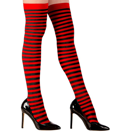 Pończochy w Czerwono-Czarne Paski, Akcesoria