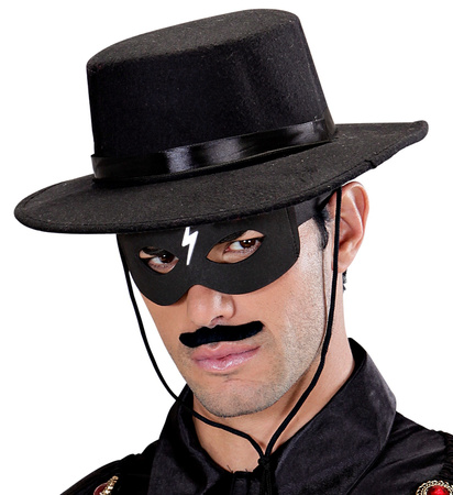 ZESTAW WĄSÓW CZARNY