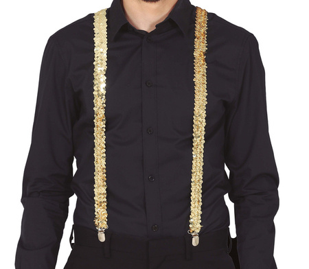 SZELKI ZŁOTE Z CEKINAMI