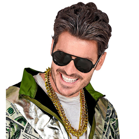 OKULARY POLICJANTA CZARNE 