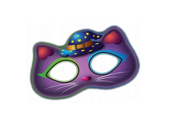 MASKA ŚWIECĄCA KOTEK