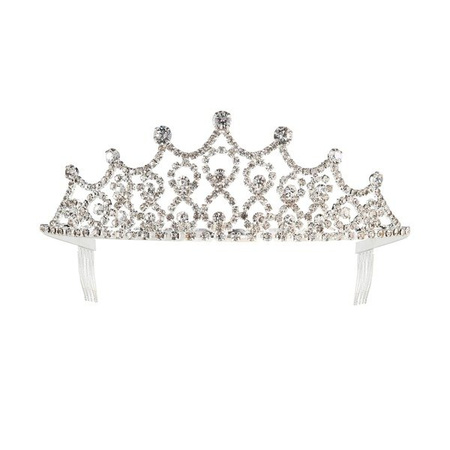 TIARA DIADEM SREBRNA ORNAMENT