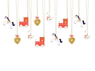 ZAWIESZKI DO PREZENTÓ CIUCHCIA 12 szt.