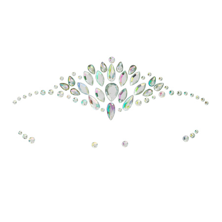 NAKLEJKI SAMOPRZYLEPNE NA TWARZ DIAMENTY 