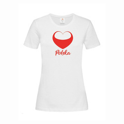 KOSZULKA DAMSKA KIBICA POLSKA