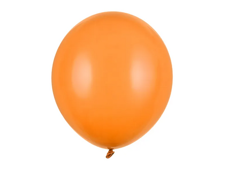 BALONY LATEKSOWE PASTEL MANDARYNKOWY 25 SZT 43 CM