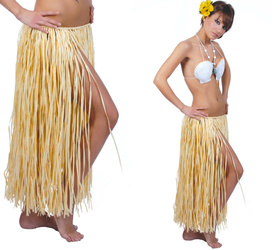 SPÓDNICA HAWAJSKA SŁOMKOWA 70 CM