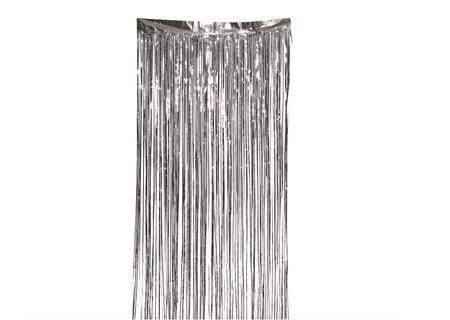 SREBRNA ZASŁONA 100 X 200 CM