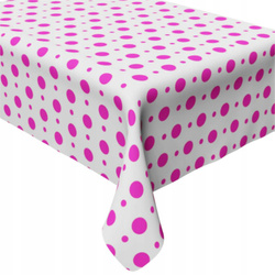 ORBUS FOLIOWY W KROPKI RÓŻOWE 100 X 130 CM