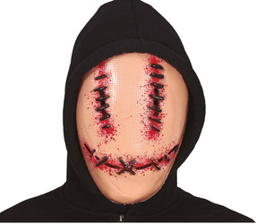 MASKA ZASZYTE USTA I OCZY