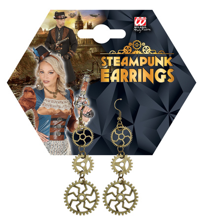 KOLCZYKI STEAMPUNK KOŁA