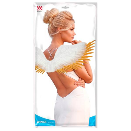 SKRZYDŁA ANIOŁA BIAŁO-ZŁOTE