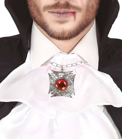 NASZYJNIK GOTYCKI CZERWONY RUBIN