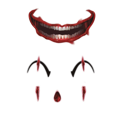 TATUAŻ DO CHARAKTERYZACJI KLAUN 