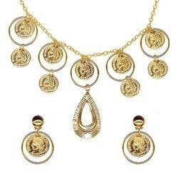 ZESTAW BIŻUTERII ZŁOTEJ