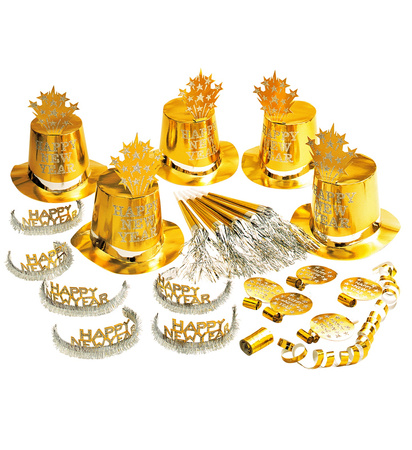 ZESTAW SYLWESTROWY ZŁOTY