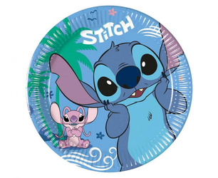TALERZYKI PAPIEROWE STITCH 8 SZT 20 CM DISNEY