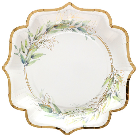 ZESTAW GAŁĄZKI ZIELONO-ZŁOTE 3 ELEMENTY 