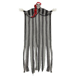 DEKORACJA SZKIELET PIRATA 92 CM