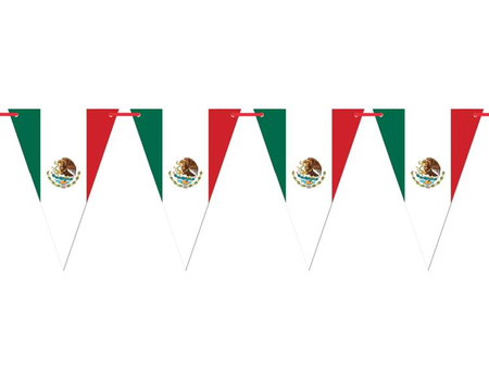 BANER PAPIEROWY FLAGA MEKSYKU 5M