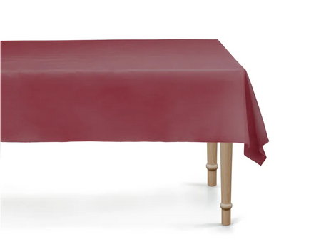 OBRUS CIEMNY CZERWONY 137 X 183 CM 