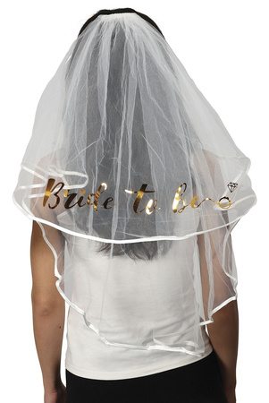 WELON NA GRZEBYKU 70 CM BRIDE TO BE 