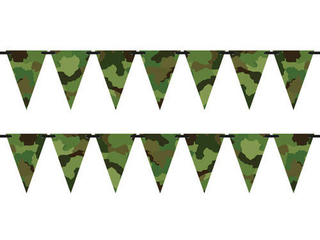 GIRLANDA PAPIEROWA FLAGI MORO 500 CM