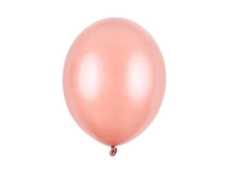 BALONY STRONG 30 CM METALIK RÓŻOWE ZŁOTO 50 SZT