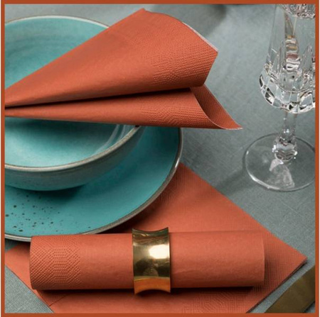 SERWETKI TERAKOTA CEGLASTE 33 X 33 CM 