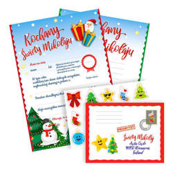 LIST DO MIKOŁAJA Z KOPERTĄ A5