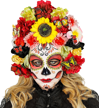 MASKA LOS MUERTOS BUKIET KWIATÓW