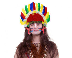 PIÓROPUSZ APACZA WODZA INDIAN