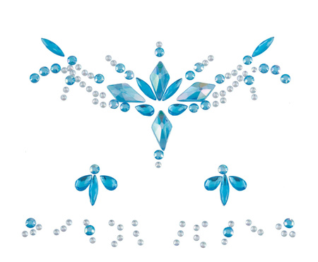 NAKLEJKI KRYSZTAŁKI NA TWARZ I PALCE