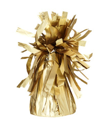 CIĘŻAREK DO BALONÓW FOLIOWY ZŁOTY 4 SZT