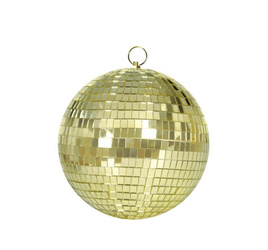 ZŁOTA KULA LUSTRZANA 20 CM