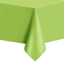 OBRUS PLASTIKOWY JASNY ZIELONY 137 X 274 CM